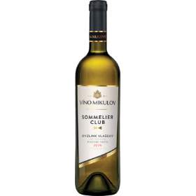 Víno Mikulov Sommelier Club Ryzlink vlašský 2025 pozdní sběr